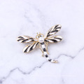 Dragonfly Color Oil Painting Pearl Art Versatile Brooch